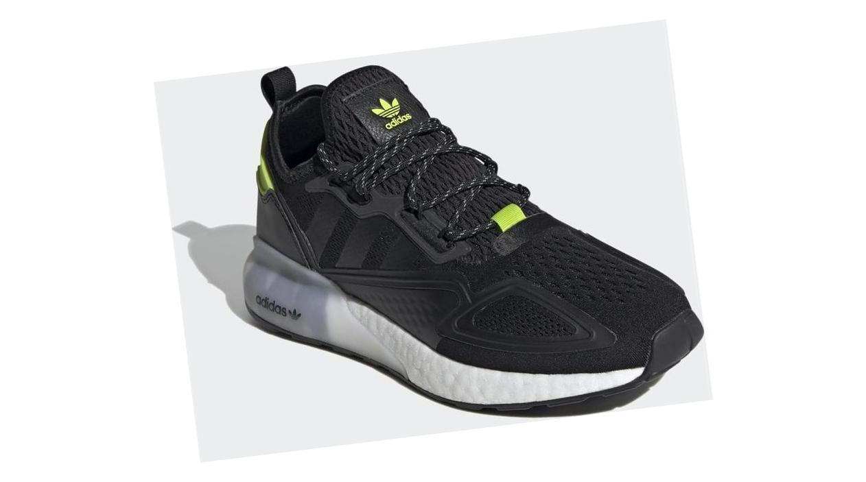 adidas ZX 2K Boost BLACK / Core Black / Semi Solar Slime кроссовки, обзор,  плюсы и минусы | SneakerWiki