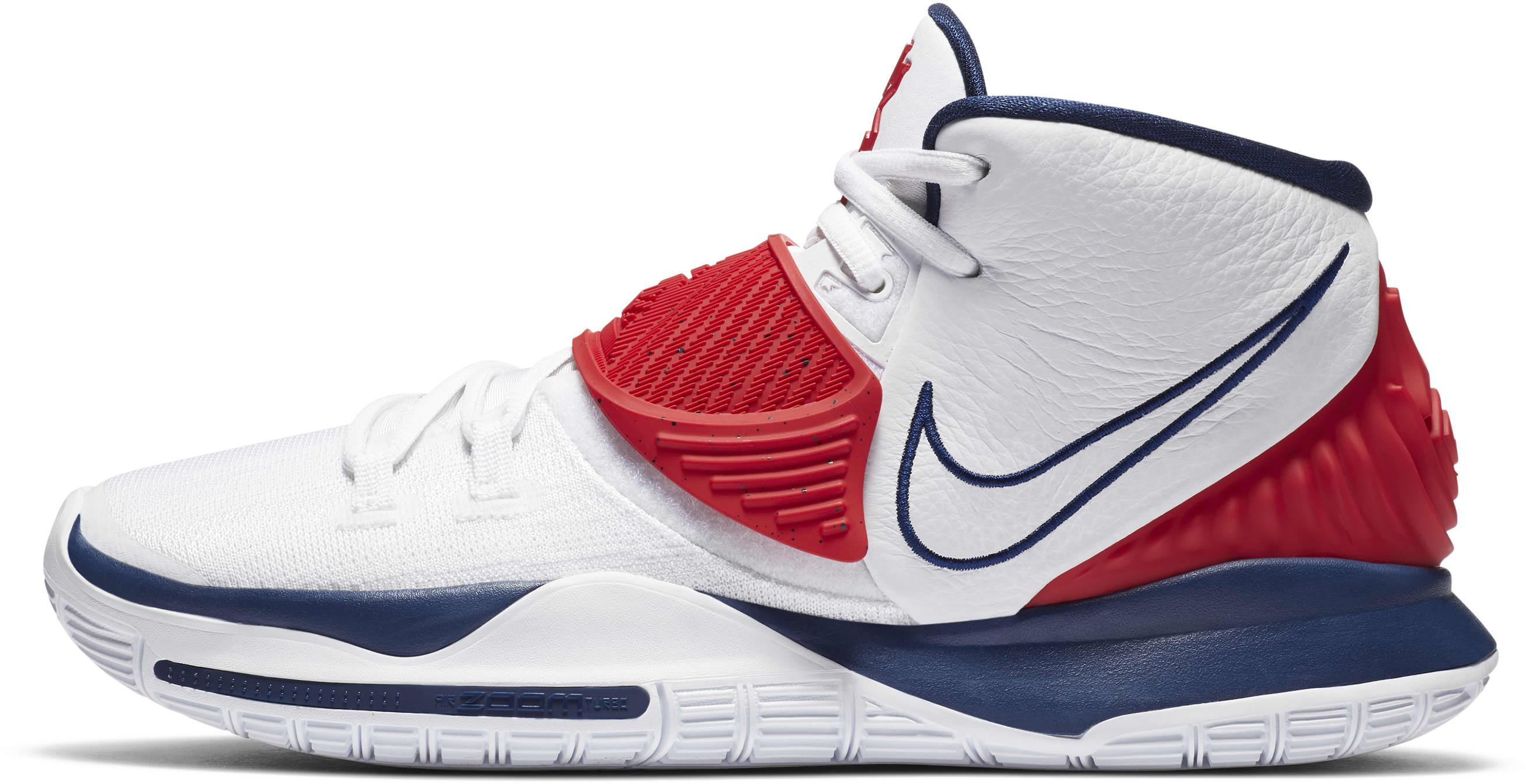 Kyrie 6 White/White кроссовки, обзор 